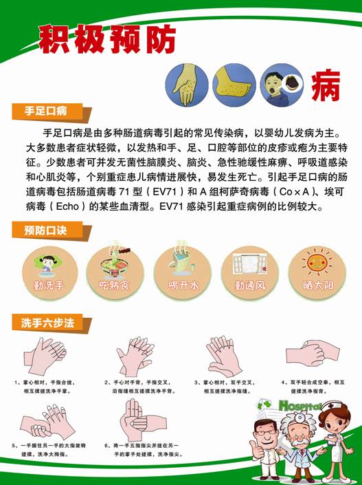 致家长的一封信 ——手足口疾病防控篇