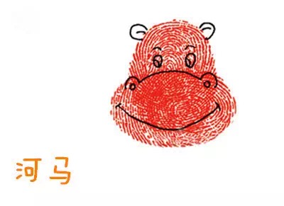 用小手作画，竟画出了一个动物世界！